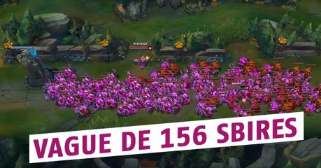 League of Legends : la plus grosse vague de sbires de l'histoire avec le buff Baron