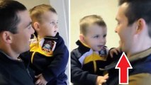 Ce bébé rencontre le jumeau de son papa pour la première fois. Sa réaction est hilarante !