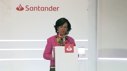Ana Botín: "2022 es el año de la recuperación"