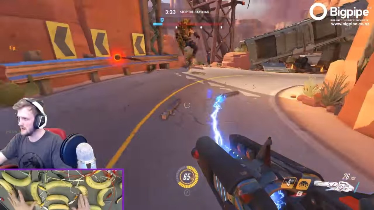 Overwatch : un joueur décide de jouer Winston avec des bananes
