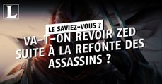 League of Legends : va-t-on revoir Zed avec l'arrivée de son rework ?
