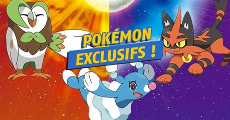 Pokémon Soleil et Lune : les versions fuitées révèlent les Pokémon exclusifs