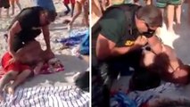 Ce policier a donné une bonne leçon a des jeunes sur la plage