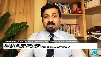 Test of HIV vaccine that uses MRNA technology