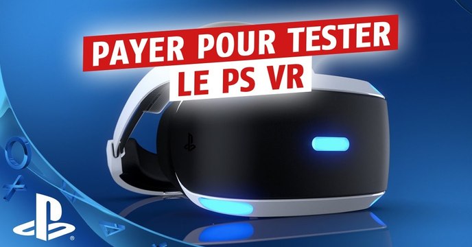 PlayStation VR : des magasins proposent de payer pour tester le casque de réalité virtuelle