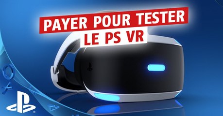 PlayStation VR : des magasins proposent de payer pour tester le casque de réalité virtuelle