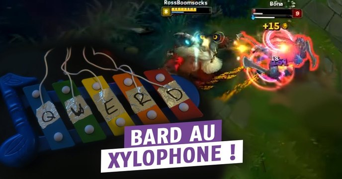 League of Legends : jouer Bard avec un Xylophone c'est possible et plutôt efficace !