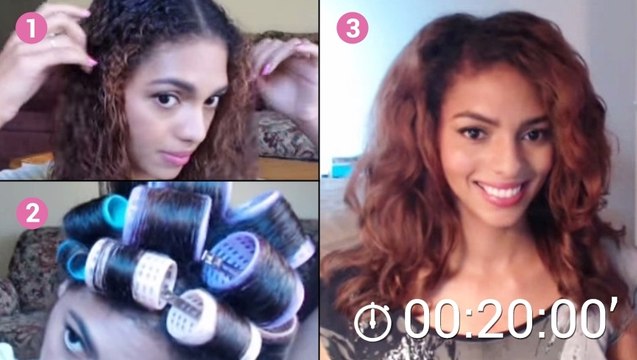 Lisser ses cheveux sans fer à lisser, c'est possible ! Voici la méthode