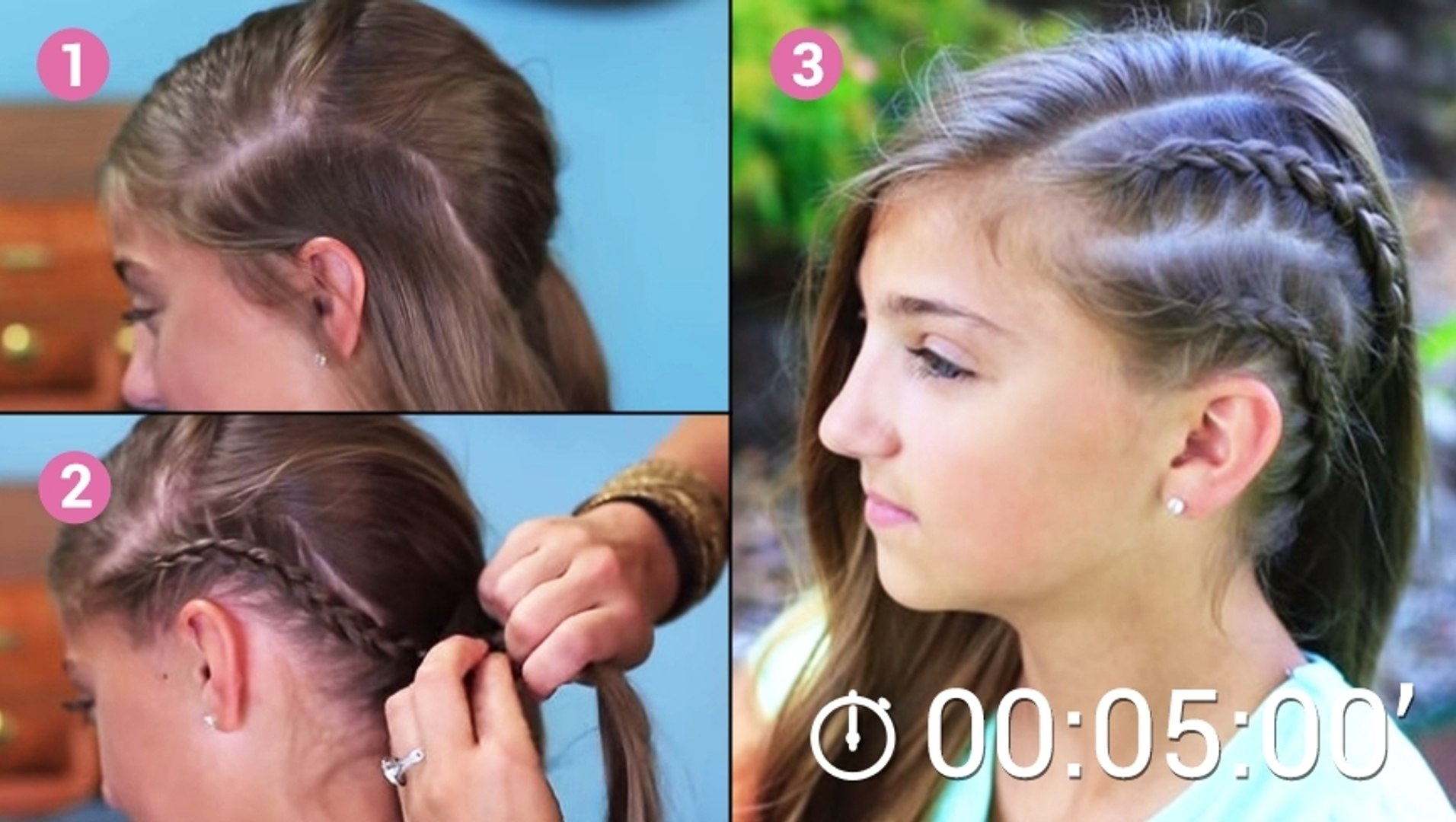 Comment faire une tresse africaine sur le côté ? Vous allez voir que c'est  très simple ! - Vidéo Dailymotion