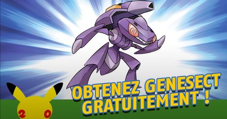Pokémon : obtenez gratuitement Genesect pour les 20 ans de la licence