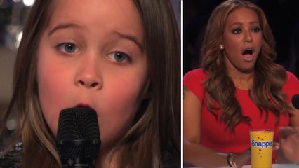 Le jury a été très surpris quand cette petite fille a commencé à chanter