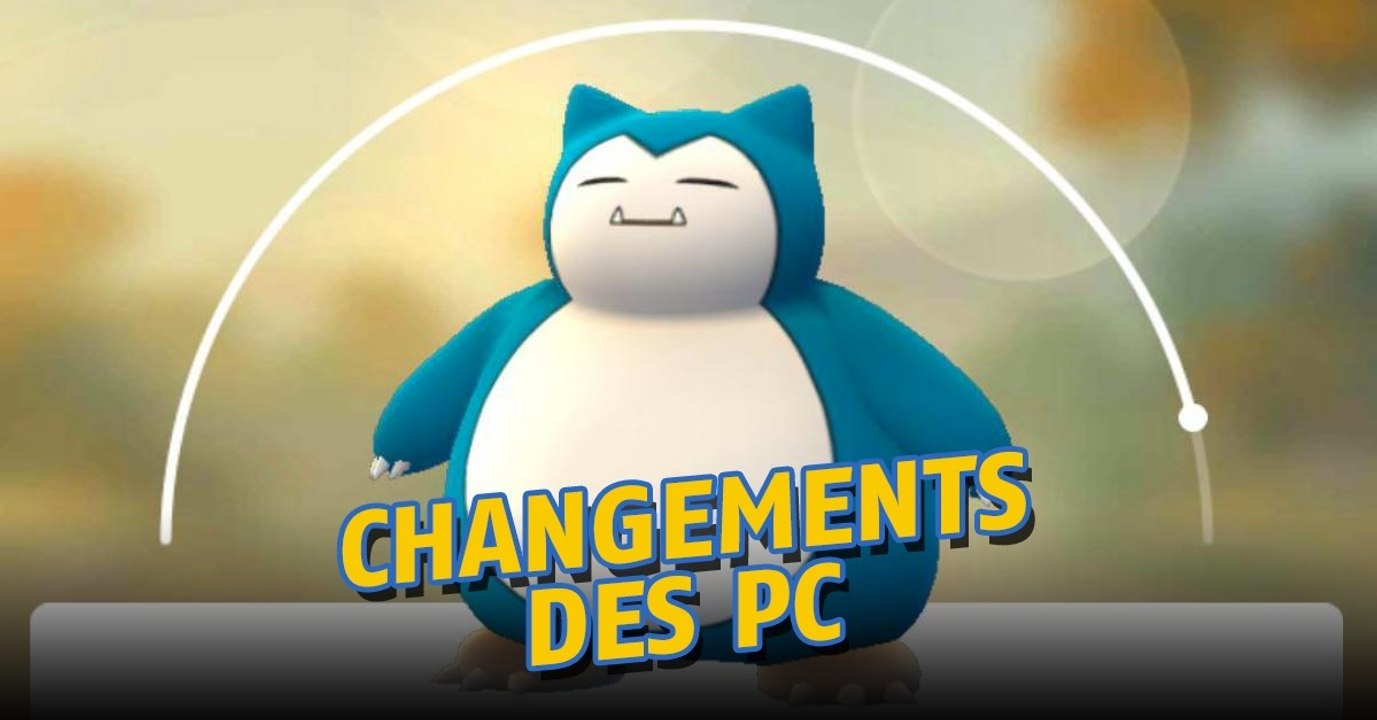 Pokémon Go : les PC des Pokémon ont changé
