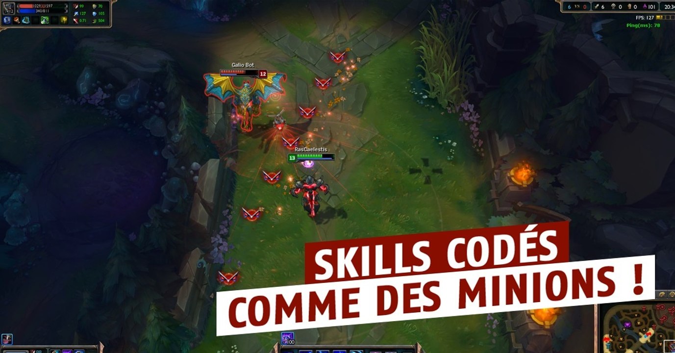 League of Legends : plusieurs compétences sont codées comme des serviteurs