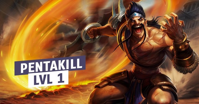 League of Legends : ce Draven réalise un pentakill incroyable au niveau 1