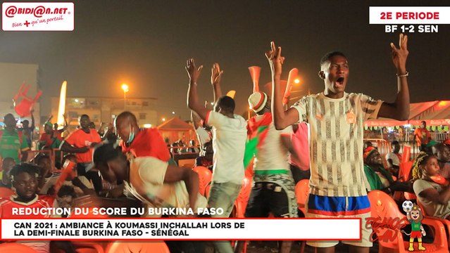 CAN 2021 - Ambiance à Koumassi Inchallah lors de la demi-finale Burkina Faso - Sénégal