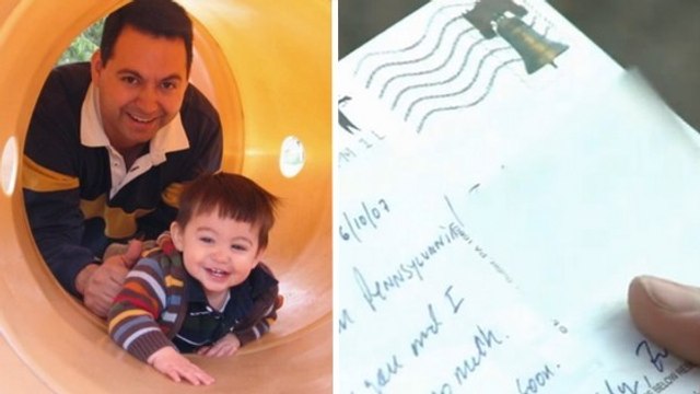 Après la mort de son père, ce garçon pensait que tout était fini. Puis il a regardé dans sa boîte aux lettres