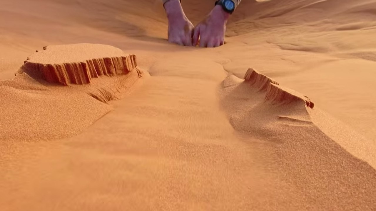 Voilà ce qui arrive quand on joue un peu trop avec le sable du Sahara