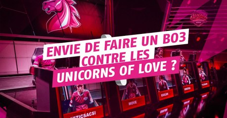 League of Legends : Unicorns of Love vous propose de participer à un Bo3 contre eux