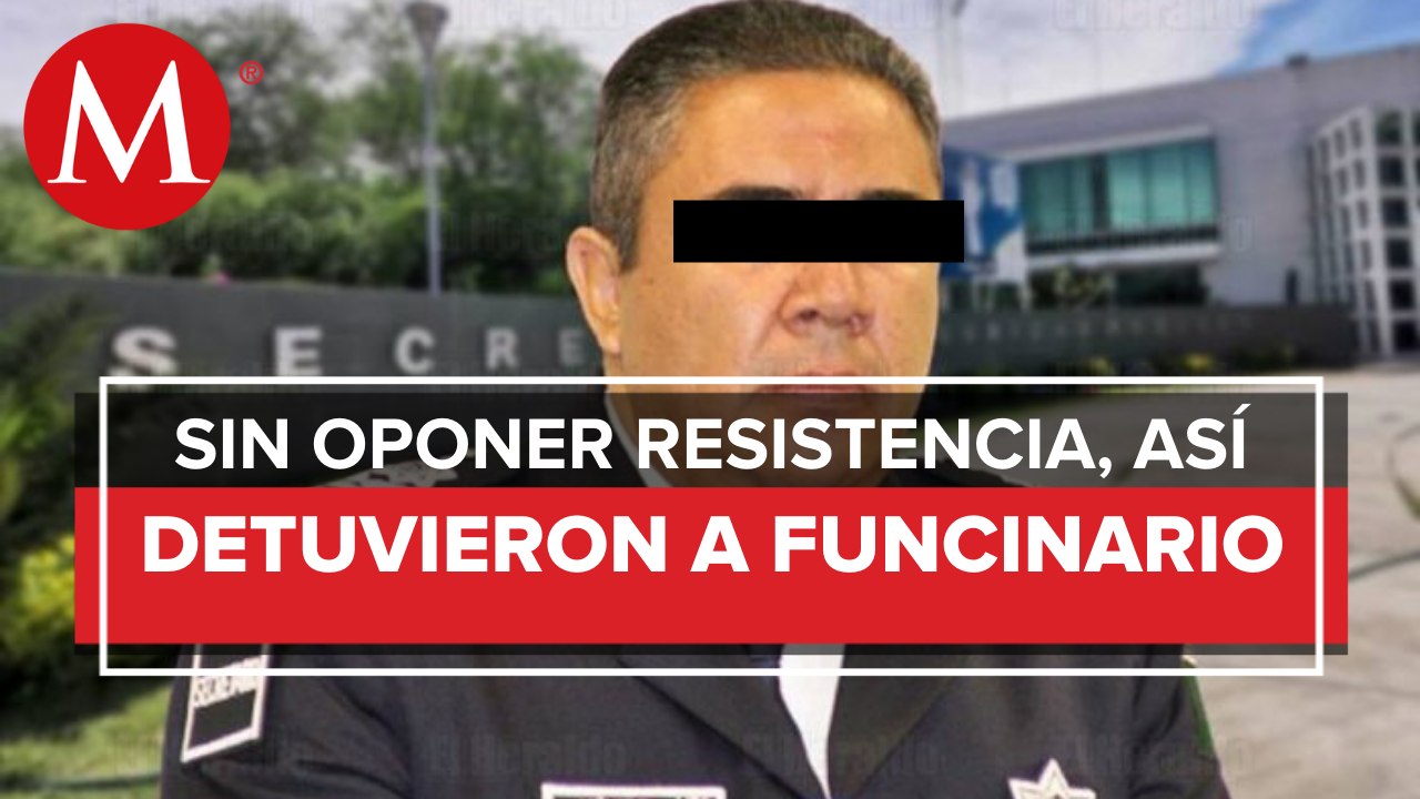 Video de detención del Secretario de Seguridad de Aguascalientes