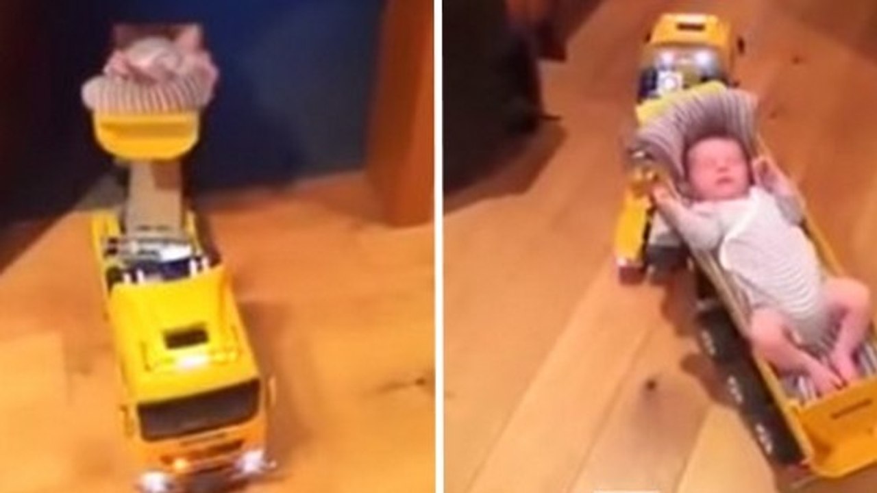 Voilà ce qui arrive quand on laisse un bébé seul avec son papa