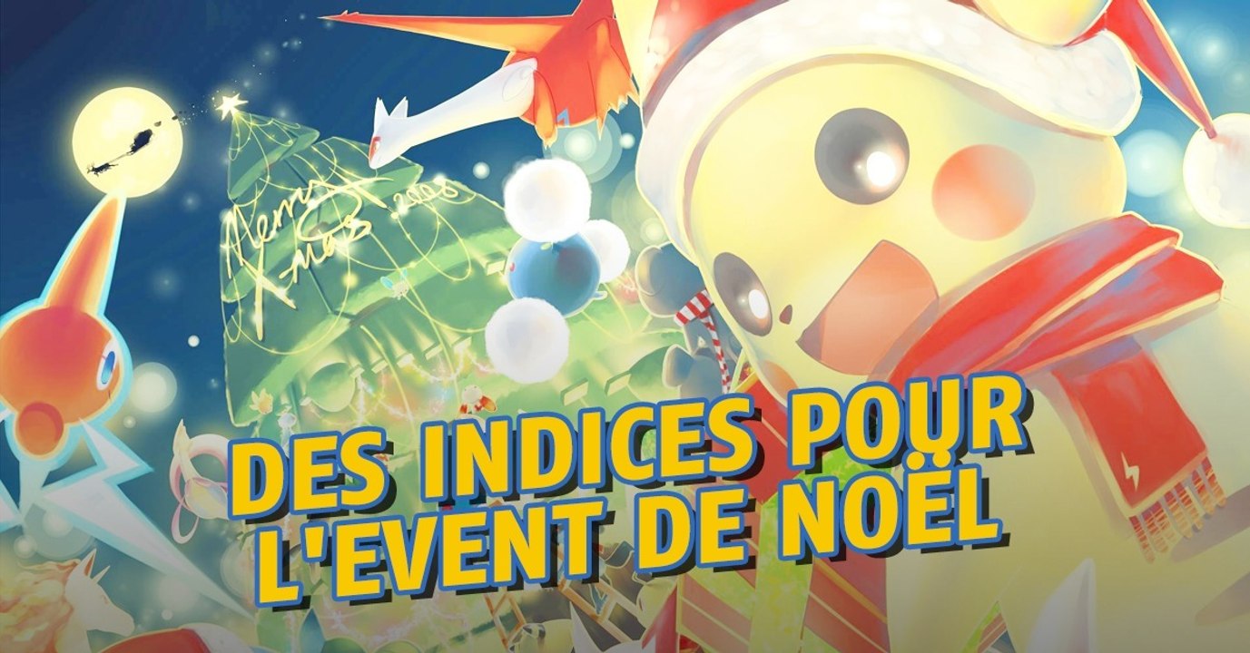 Pokémon Go : 3 nouveaux indices annoncent l'arrivée du véritable event de Noël