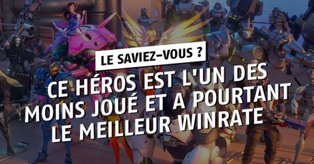 Overwatch : ce héros est l'un des moins joué et a pourtant le meilleur winrate