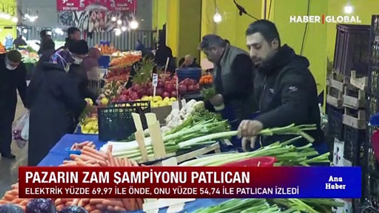 TÜİK enflasyon rakamlarını açıkladı! Patlıcan zam şampiyonu oldu