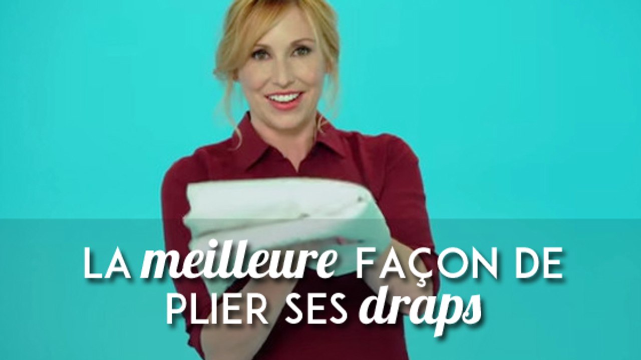 Voici comment réussir à plier un drap housse très facilement !