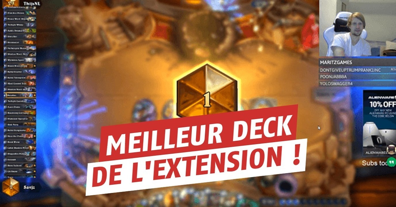 Hearthstone : le meilleur deck du moment pour escalader le ladder