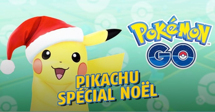 Pokémon Go : Niantic propose un Pikachu un peu spécial pour Noël