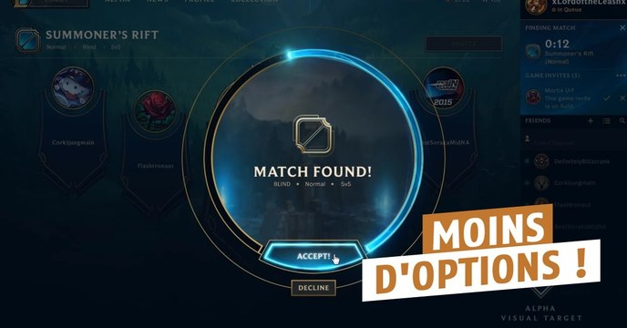 League of Legends : deux fonctionnalités vont disparaître avec le nouveau client