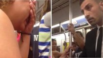 Dans le métro, un homme parle à une vendeuse de roses et la fait éclater en pleurs