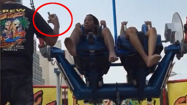 Il fait la pire des blagues à un mec installé dans un slingshot