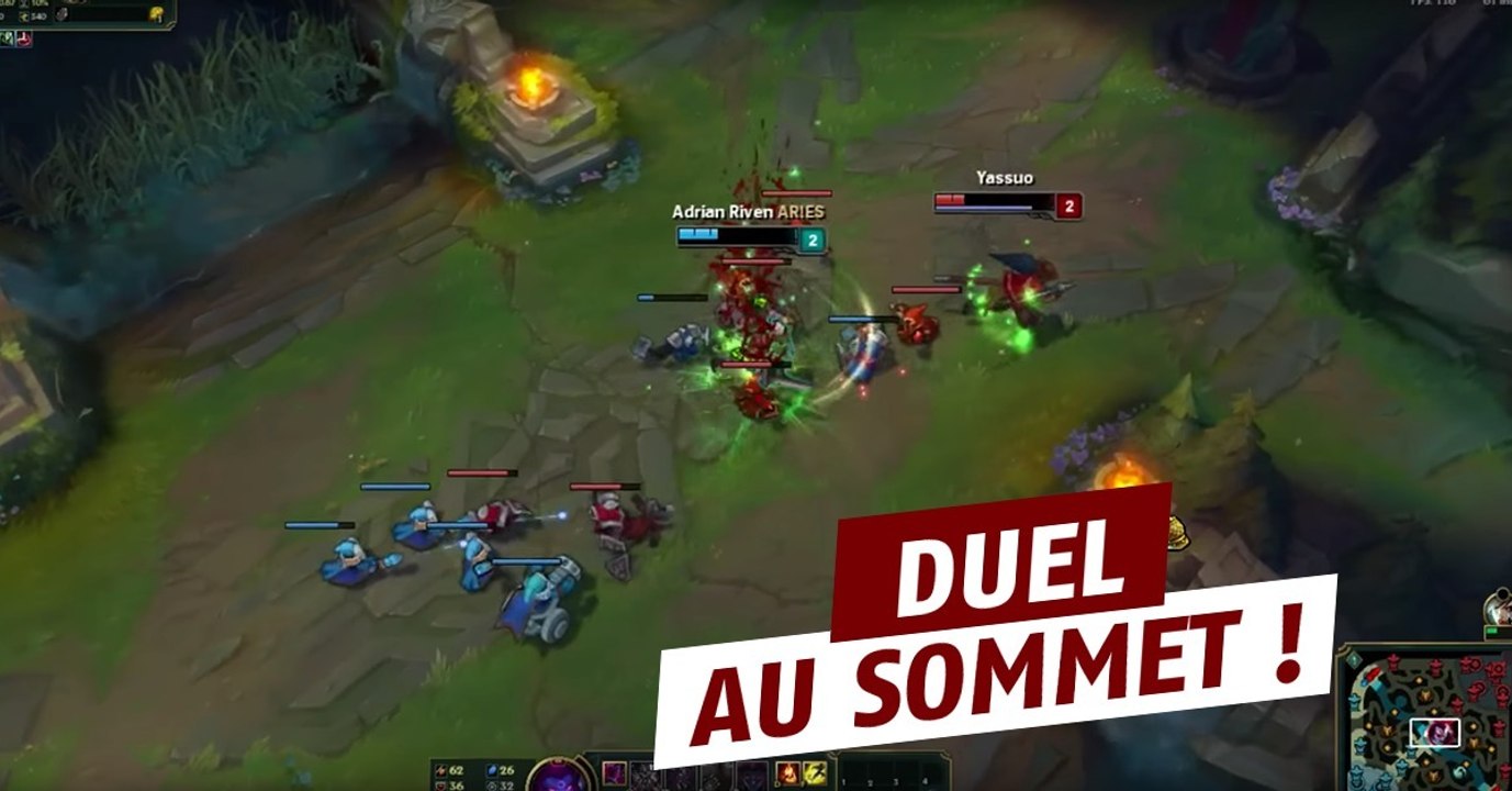 League of Legends : un duel épique entre le meilleur joueur de Riven et le meilleur joueur de Yasuo