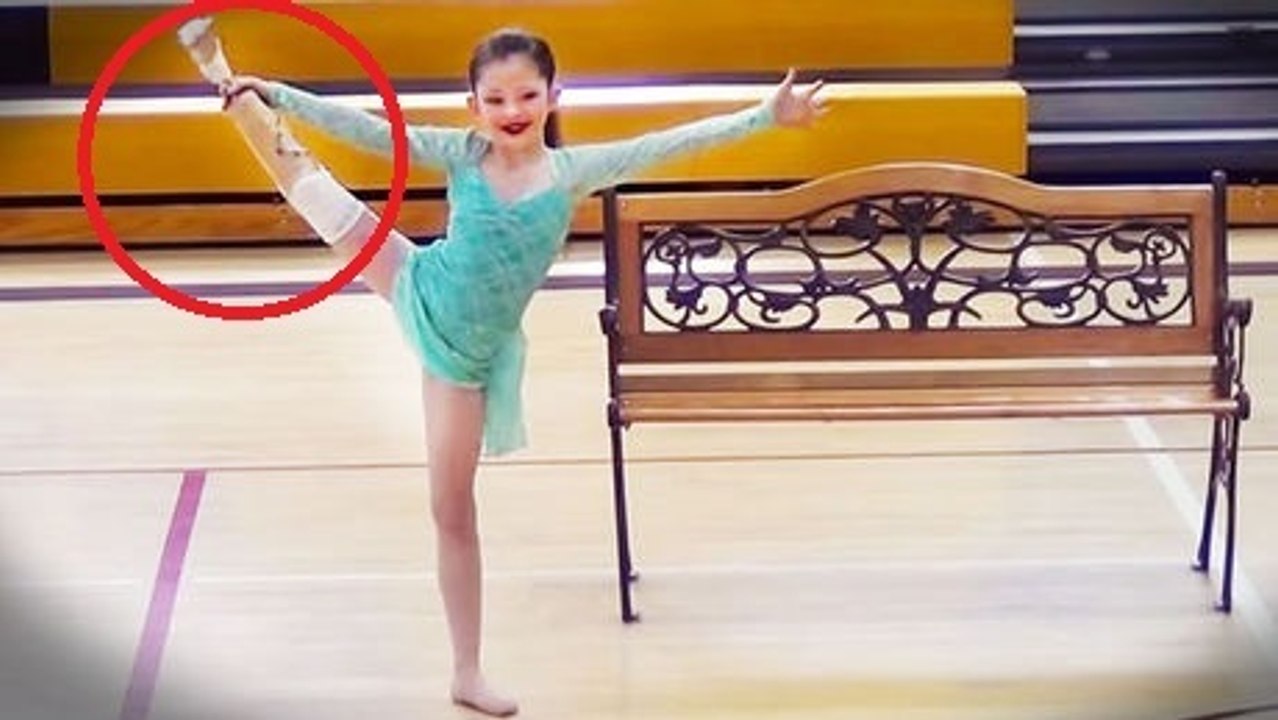 Cette jeune fille handicapée danse comme une petite professionnelle