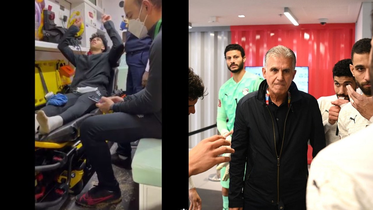 عاجل.. انهيار عمار حمدي بعد إصابته ونقله للمستشفى.. وتحذيرات شديدة اللهجة من كيروش للاعبي منتخب مصر