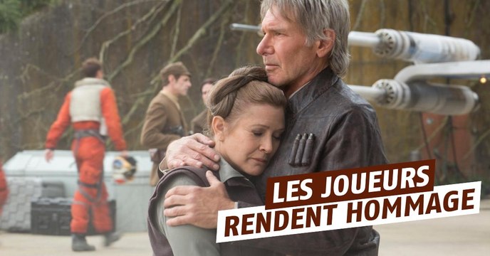 Star Wars : les joueurs rendent hommage à Carrie Fissher