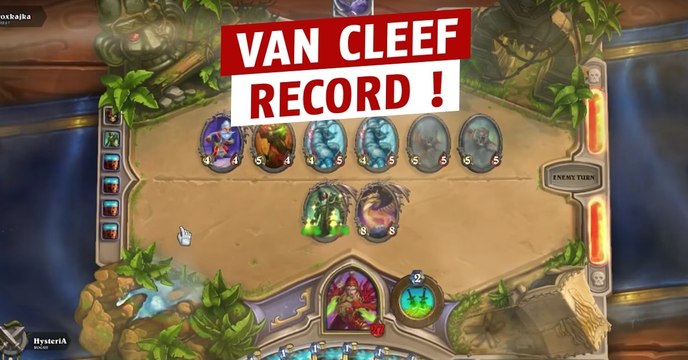 Hearthstone : Hysteria a battu le record du plus gros Van Cleef jamais invoqué