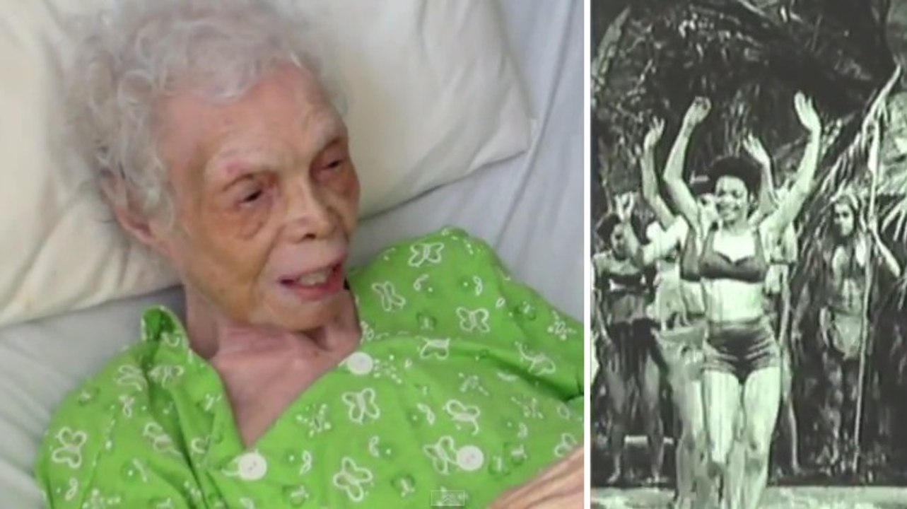 Ancienne danseuse, cette grand-mère se voit en vidéo pour la première fois