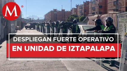 SSC realizan operativo conjunto en Iztapalapa