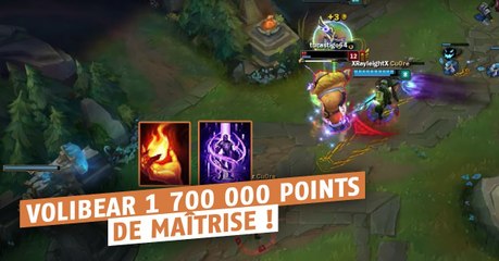 League of Legends : un joueur Bronze 5 a le plus de points de maîtrise sur Volibear