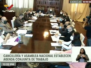 Cancillería y AN establecen agenda para reforzar la política exterior del Estado venezolano