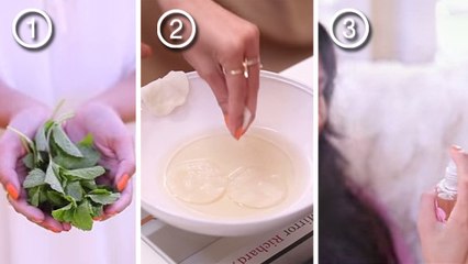 Avec quelques feuilles de menthe, elle réalise des astuces beauté trop pratiques !