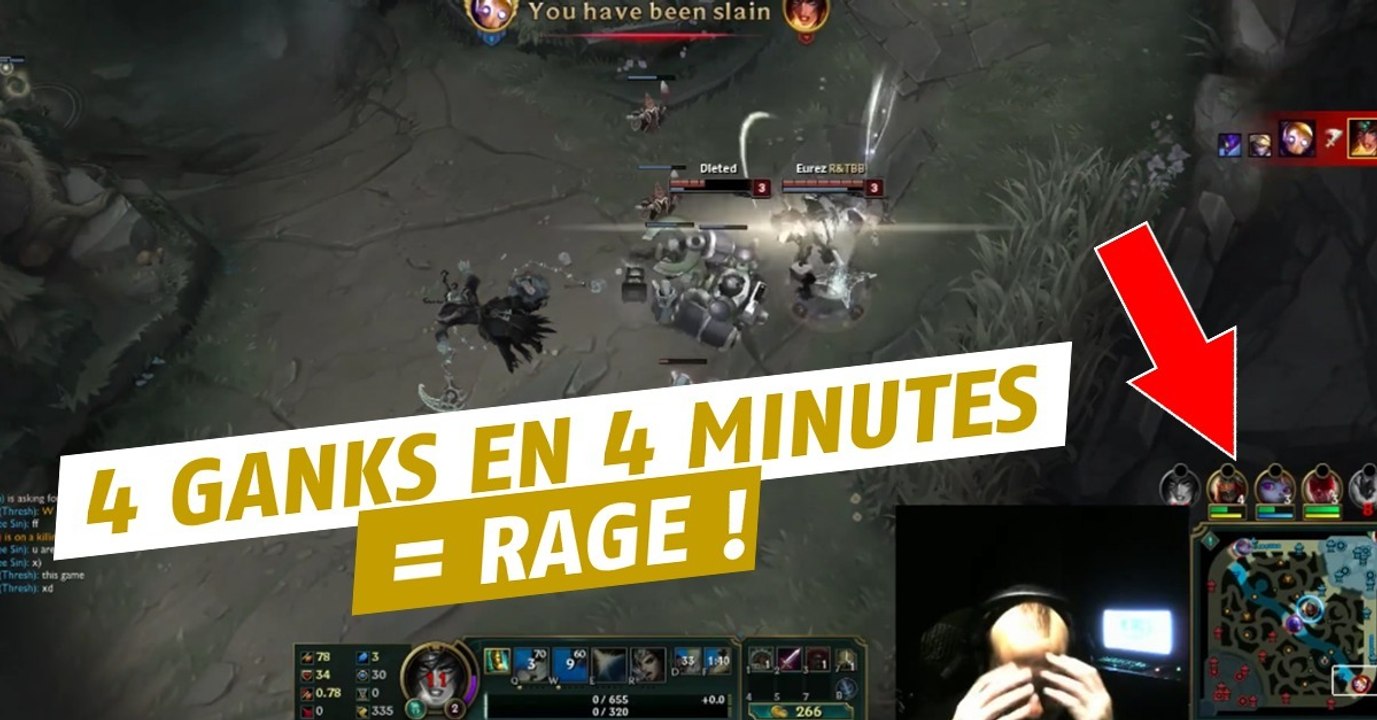 League of Legends : 4 ganks en 4 minutes au niveau 1 c'est le prix de la renommée