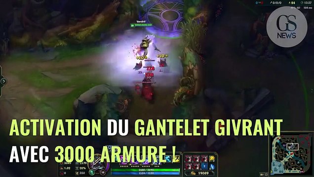 League of Legends : le plus gros proc de Gantelet givrant jamais observé
