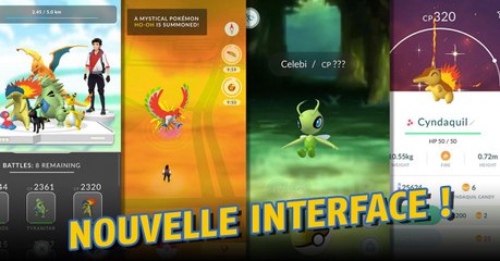 Pokémon Go : l'interface du jeu revue par un joueur pour l'arrivée de la 2ème génération