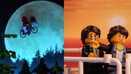 Il reproduit 14 scènes de films cultes avec... des LEGO !