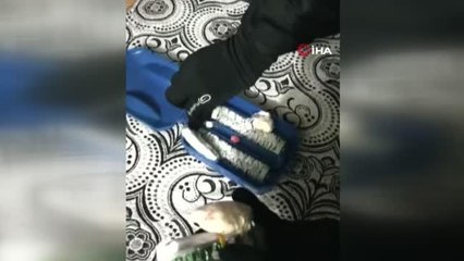 Evinde uyuşturucu bulunan "Muhtar" lakaplı zehir taciri yakalandı