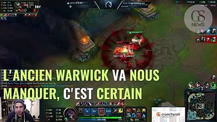 League of Legends : ce joueur rend hommage à l'ancien Warwick et ses mécaniques