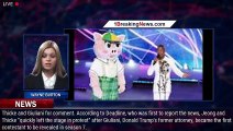 Rudy Giuliani Is Reportedly Unveiled on 'The Masked Singer,' Ken Jeong and Robin Thicke Walk O - 1br